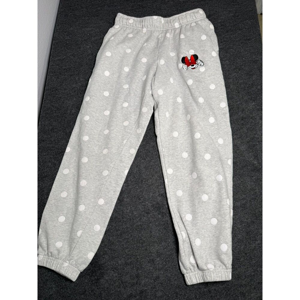 Women's Minnie Mouse Sweatpants Sz. small 100% Cotton with Pockets Disney